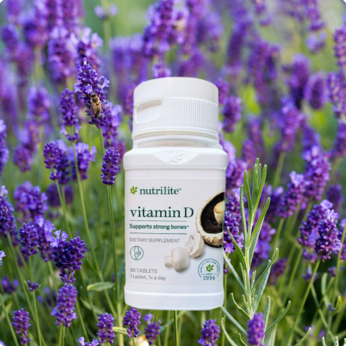 Nutrilite Vitamin D for Bone & Immune Support - 90 Tablets
