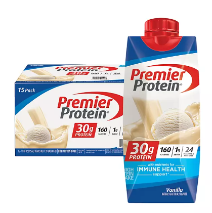 Premier Protein High Protein Shake Vanilla 15 pack