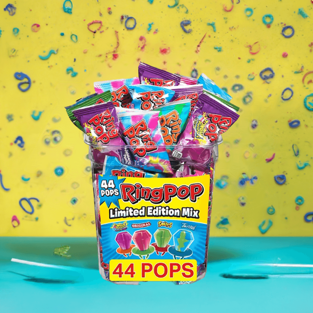 Ring Pop 44 count variety pack with assorted lollipop flavors