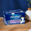 Unscented Always Maxi pads with LeakGuard and RapidDry core