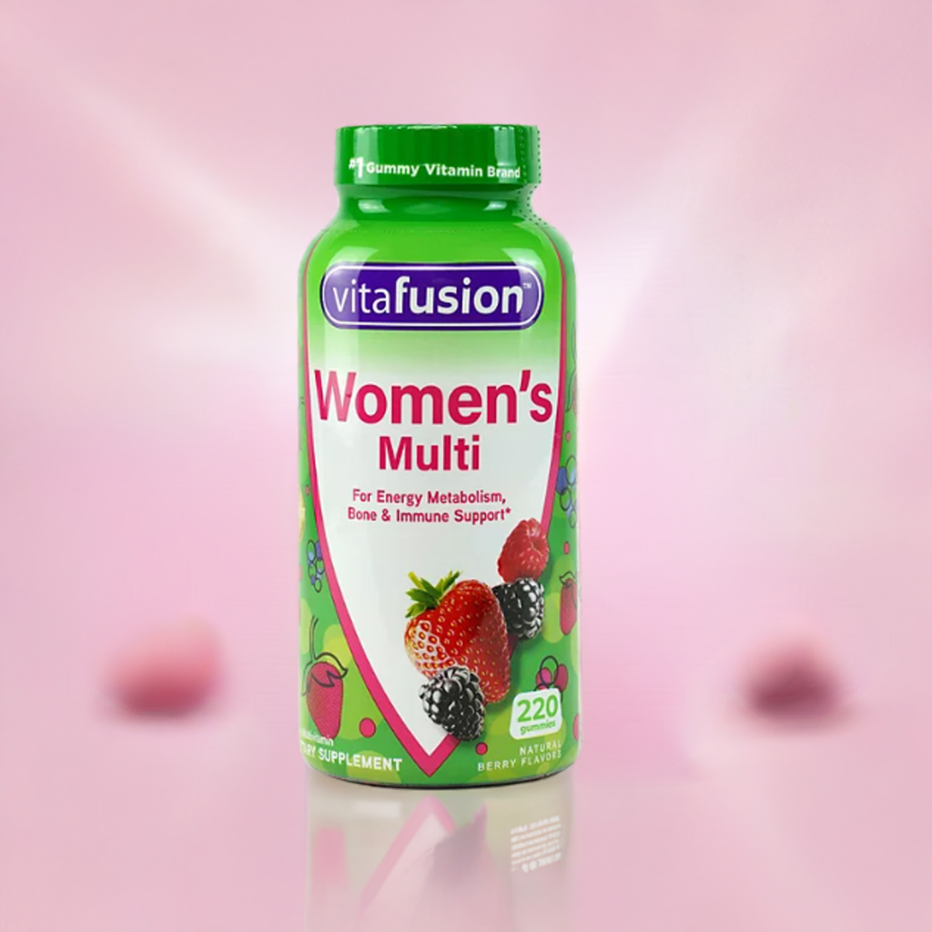 Berry flavored Vitafusion Women's Multivitamin Gummies